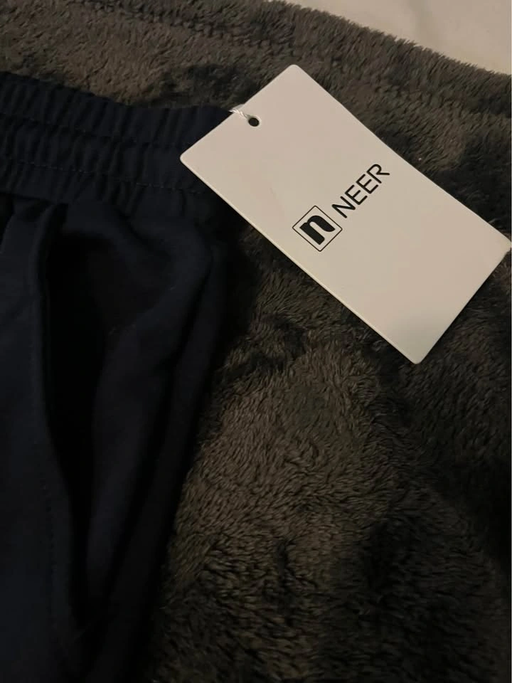 Brand New Navy Blue Wide-Leg Joggers Size Large - photo 4