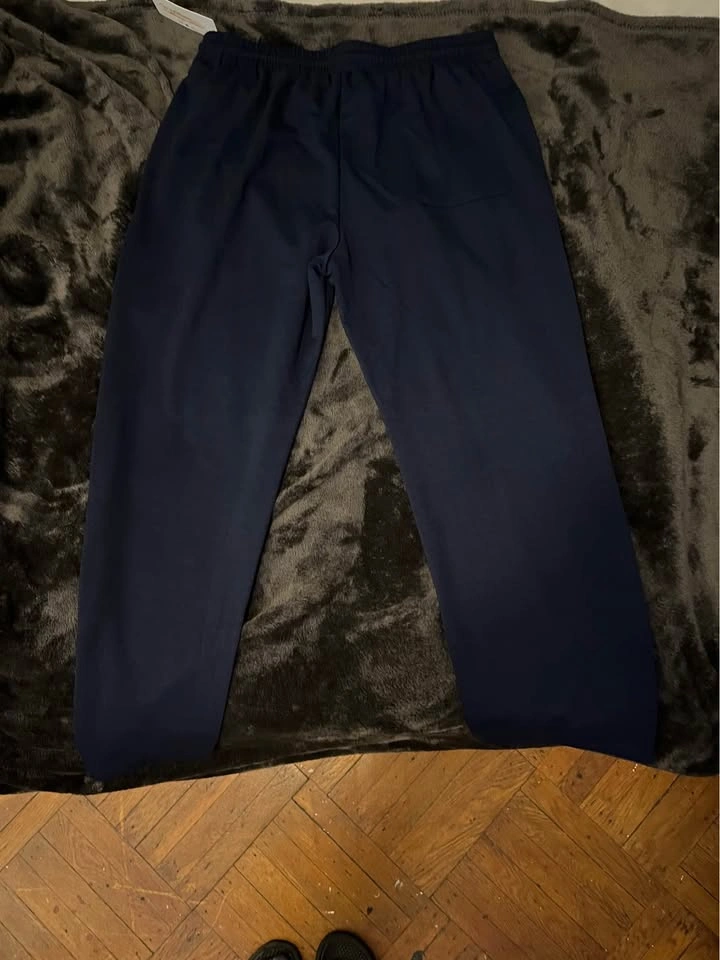 Brand New Navy Blue Wide-Leg Joggers Size Large - photo 5