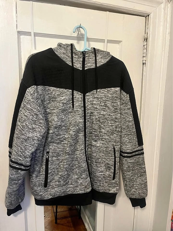 Heavy Thick Fur Zip Up Hoodie