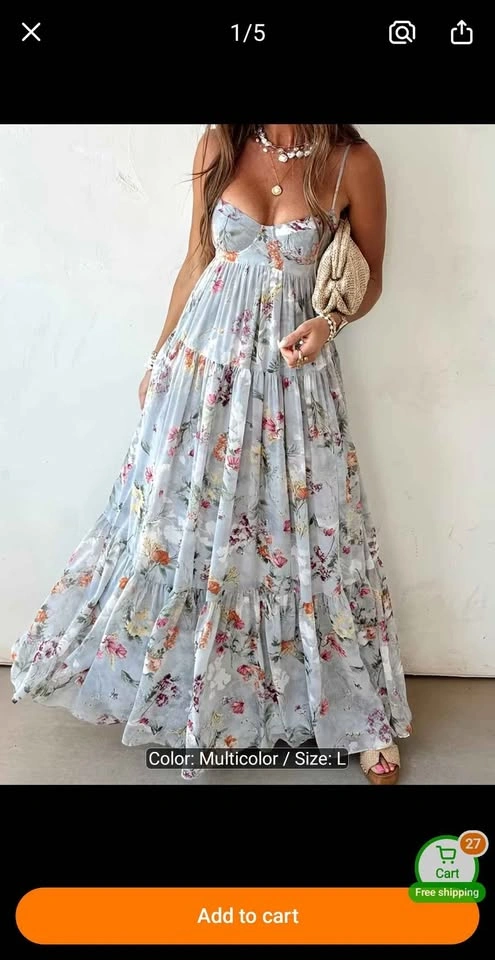 Floral dress - photo 4
