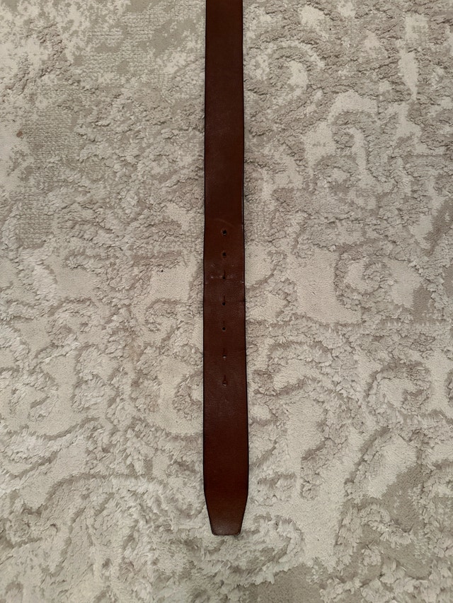Vintage Diesel brown leather belt. Size 100/40. - photo 5