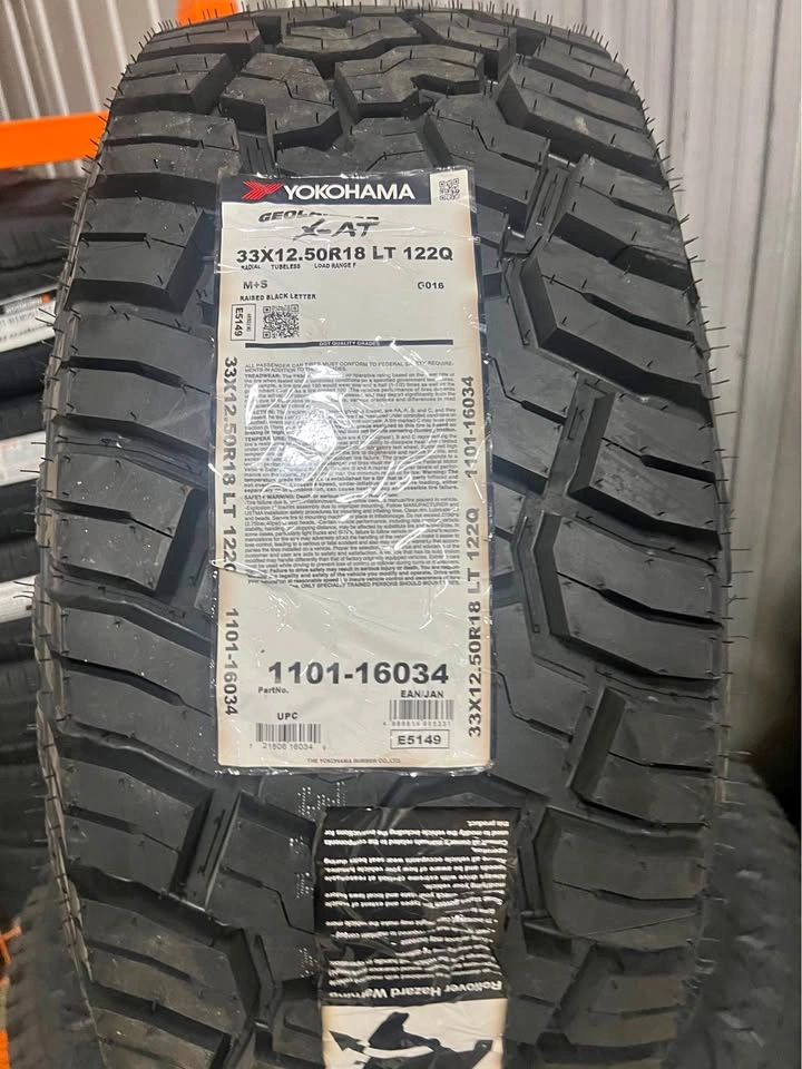 Yokohama 33x12.50R18 Geolander XAT All Terrain Tires