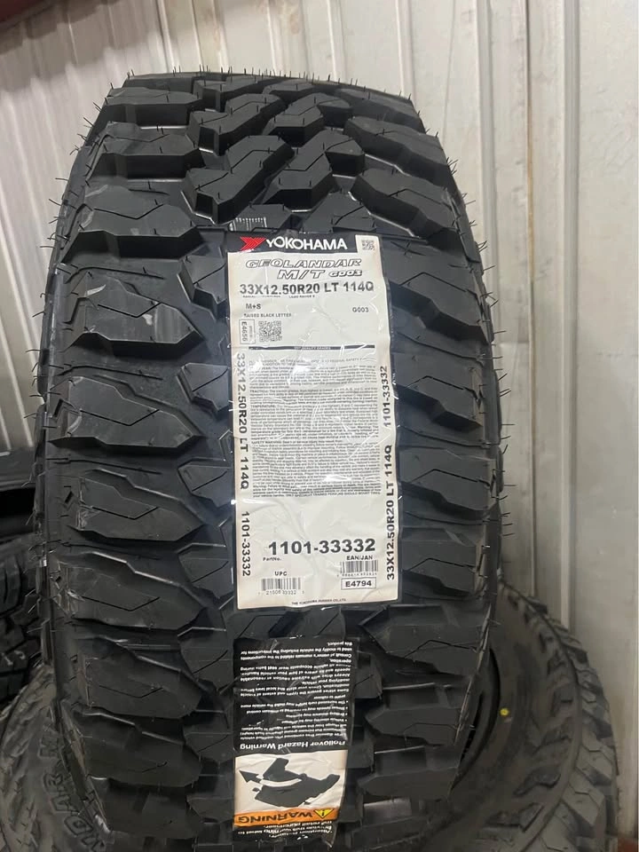 Yokohama 33x12.50R20 Geolander M/T Tires for Jeep/Truck - photo 2