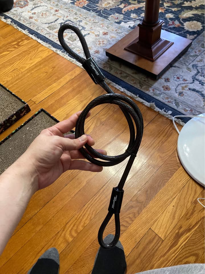 Available Masterlock cable, NO LOCK Jeff/ portage park - photo 2