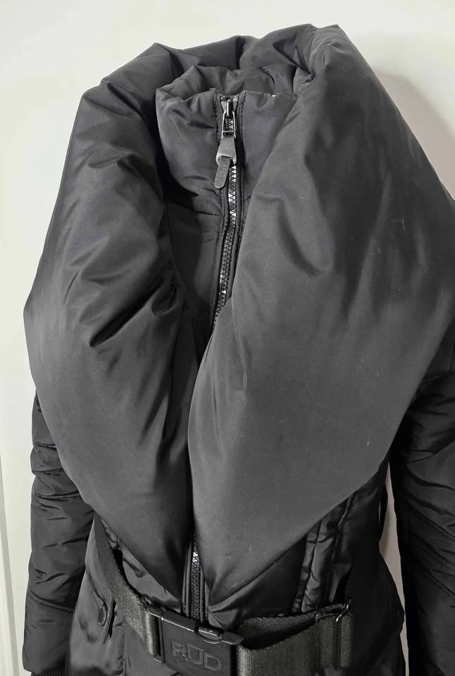 Rud by Rudsak Black Belted Puffer Coat - Size Small - photo 2