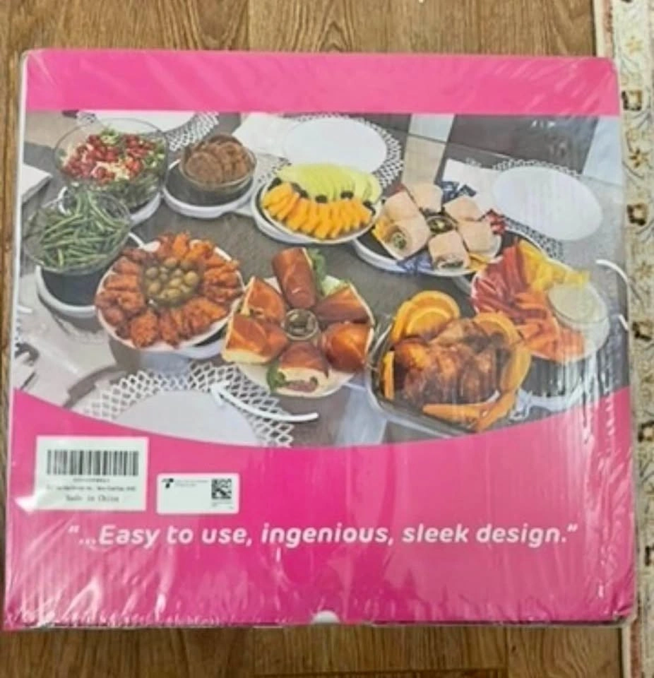 Brand New Expandable Lazy Susan for Rectangular Dining Table