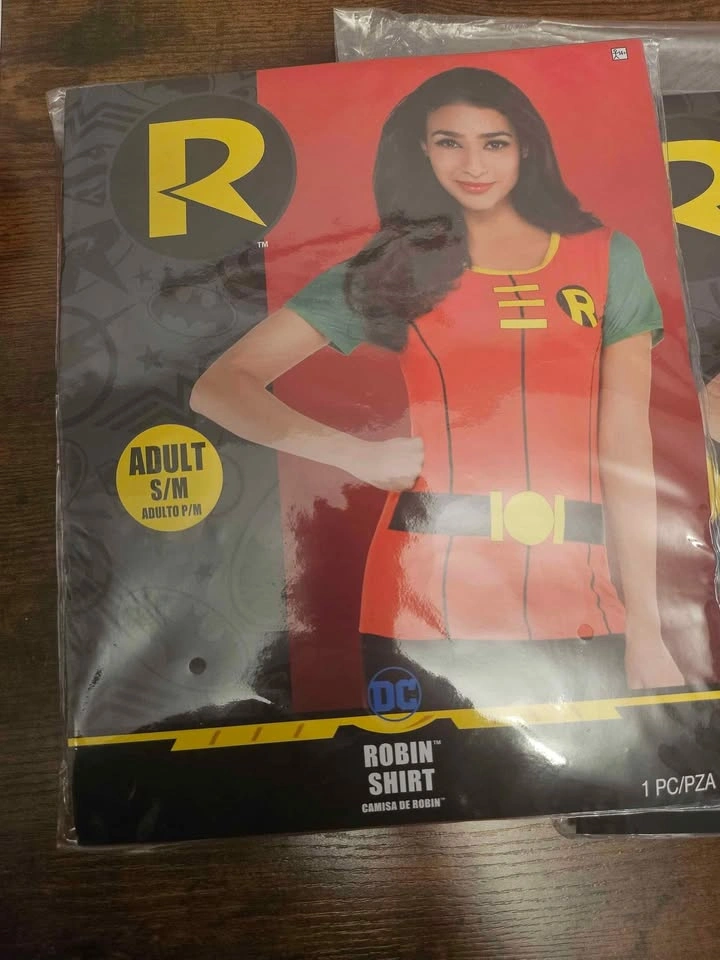 Halloween costume Robin shirt teens and adults size S/M New - photo 2