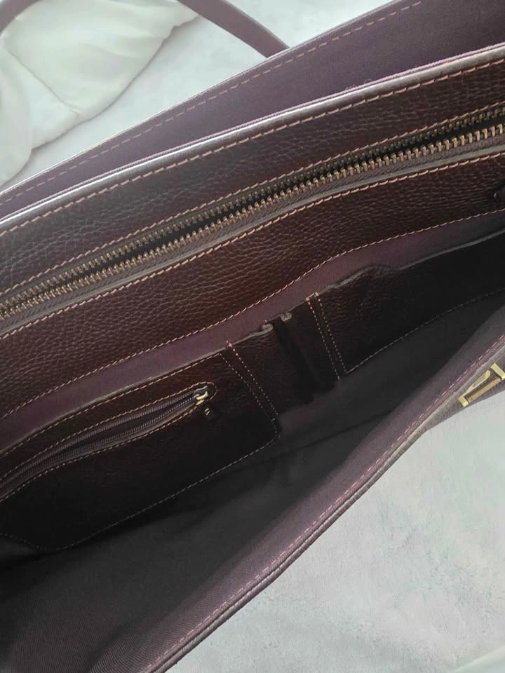 Mash'had Real Leather 100% laptop/Books shoulder bag - photo 5