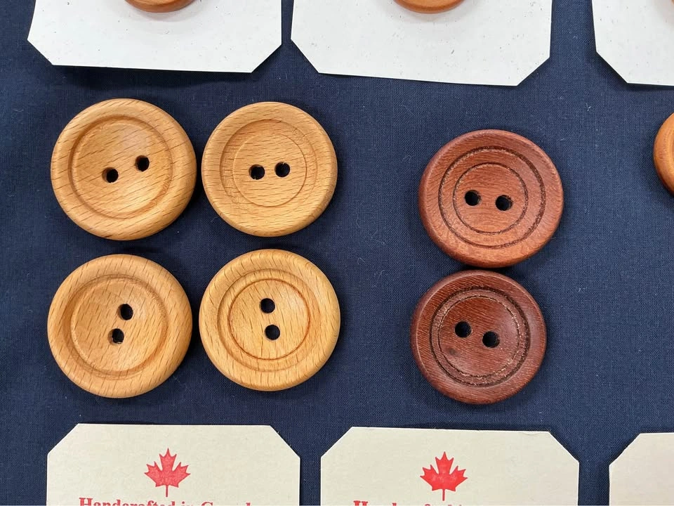 Handcrafted Canadian Wood Buttons - photo 2