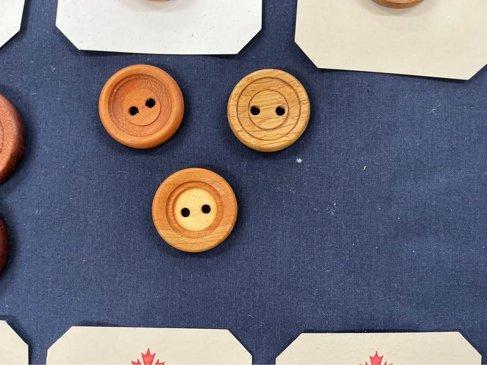 Handcrafted Canadian Wood Buttons - photo 3