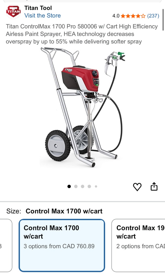 TITAN Controlmax 1700 Pro Airless Sprayer - photo 2