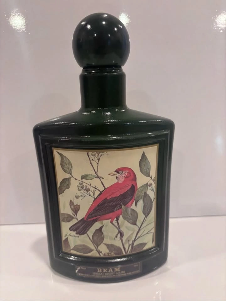 Vintage 1983 Jim Beam James Lockhart Scarlet Tanager Decanter - photo 5