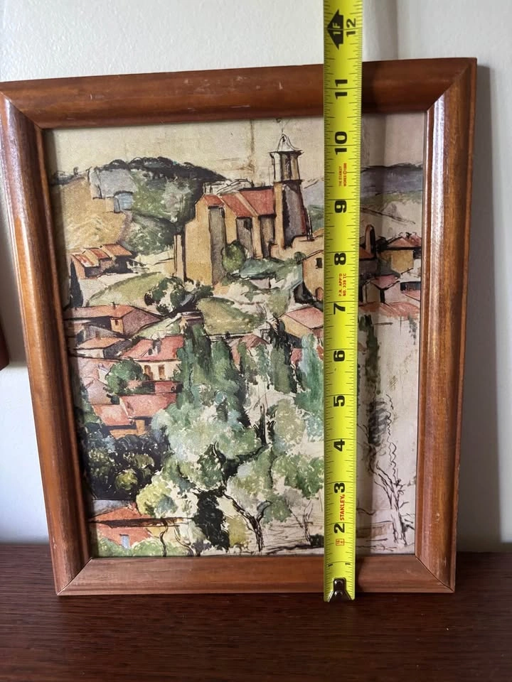 Paul Cezanne The Village of Gardanne Framed Art Print 11.5x9.5 - photo 5