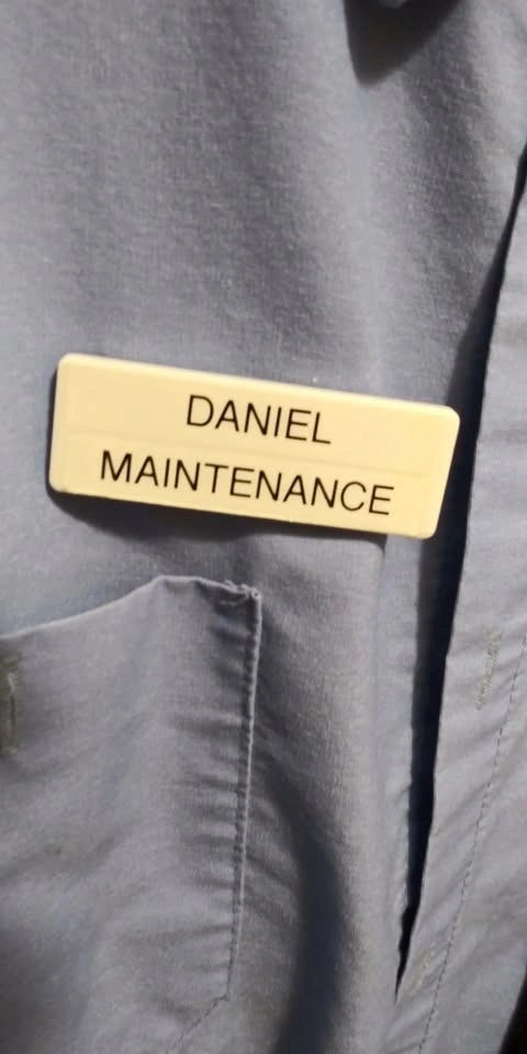 Custom Magnetic Name Badge, Engraved Logo for Team Uniform - photo 5