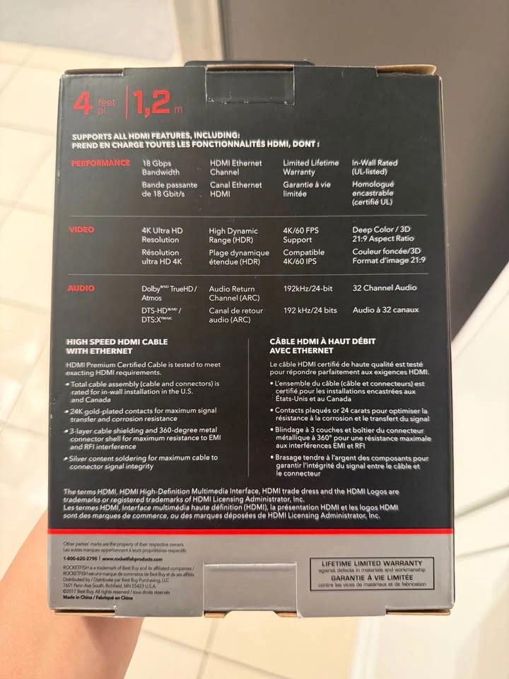 HDMI Cable (4 ft) - photo 2