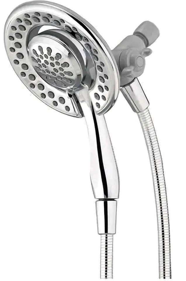 Delta In2ition Chrome 2-in-1 4 Spray Settings Shower Head