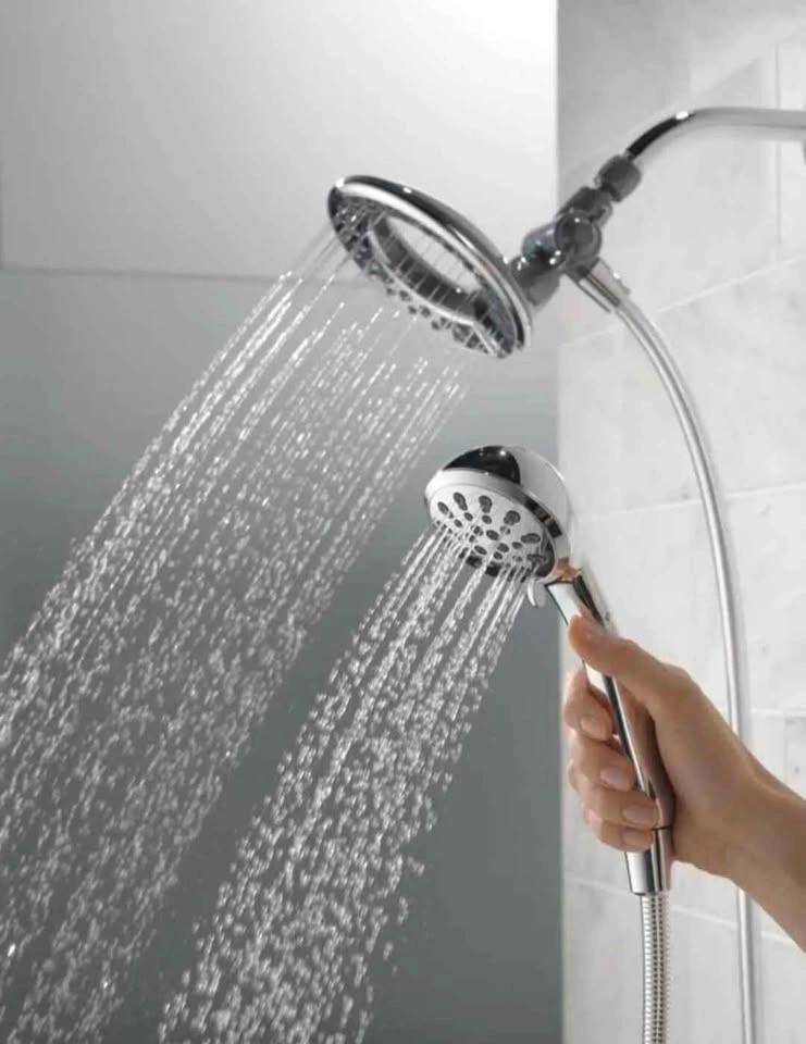 Delta In2ition Chrome 2-in-1 4 Spray Settings Shower Head - photo 3