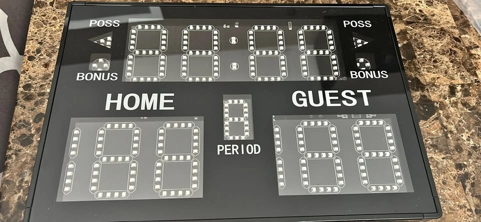YZ Digital Basketball Scoreboard GA30B_11D3_BA