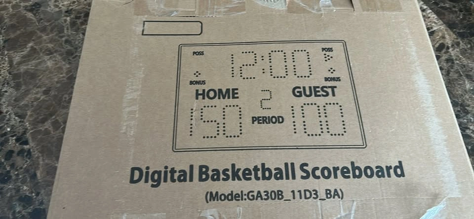 YZ Digital Basketball Scoreboard GA30B_11D3_BA - photo 3