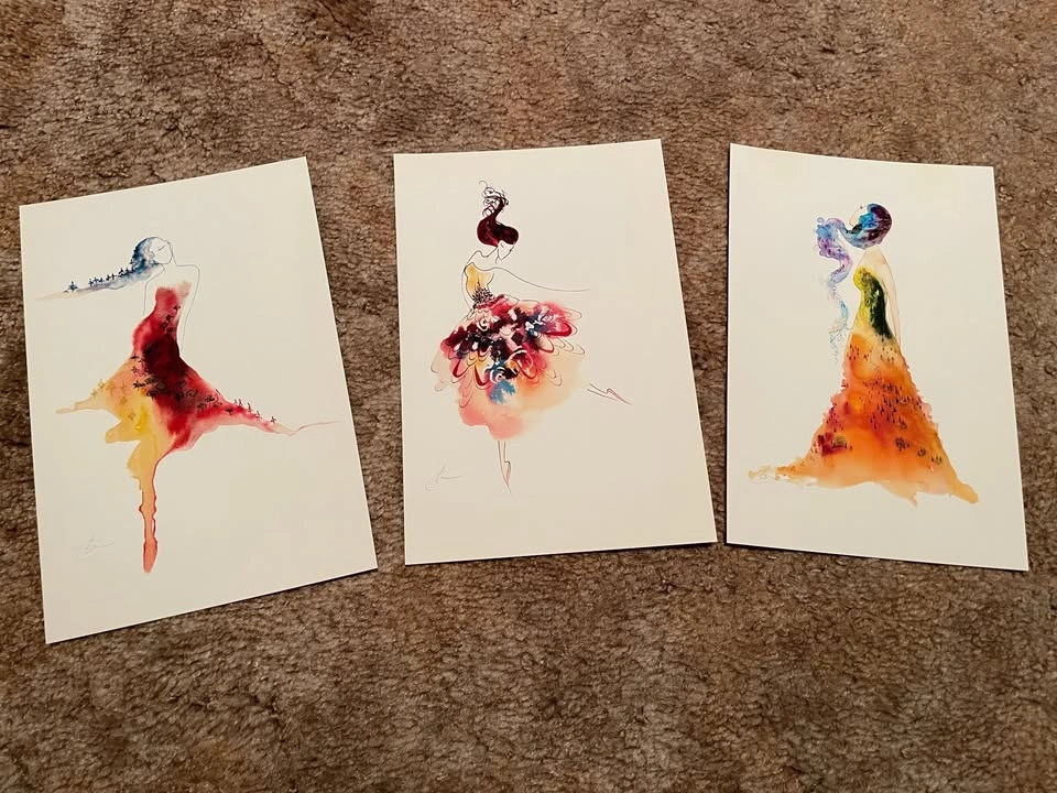 Watercolour art