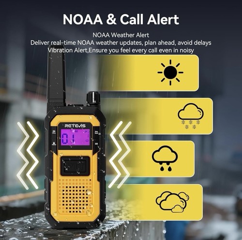 Retevis RB48 Waterproof 2 Way Radio with 10 Way Gang Charger - photo 4
