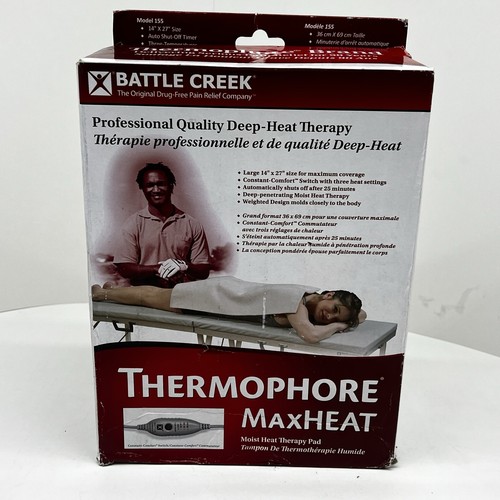 Battle Creek Thermophore MaxHeat Heating Pad 14 x 27 inches