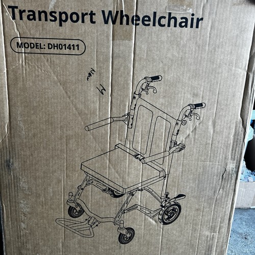 SOFTFISH 18LBS Lightweight Foldable Transport Wheelchair - photo 4
