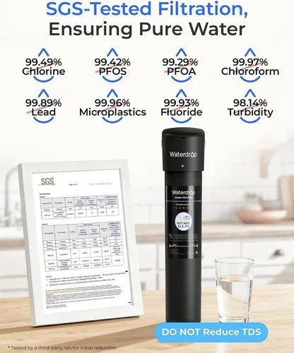 Waterdrop inline 15UA Under Sink Water Filter System - photo 3