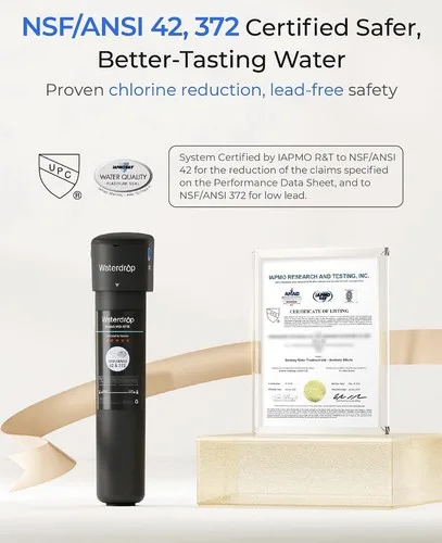 Waterdrop inline 15UA Under Sink Water Filter System - photo 4