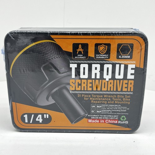 Aiourx Long Shank Torque Screwdriver Wrench Set, 5-55 In-lbs - photo 4