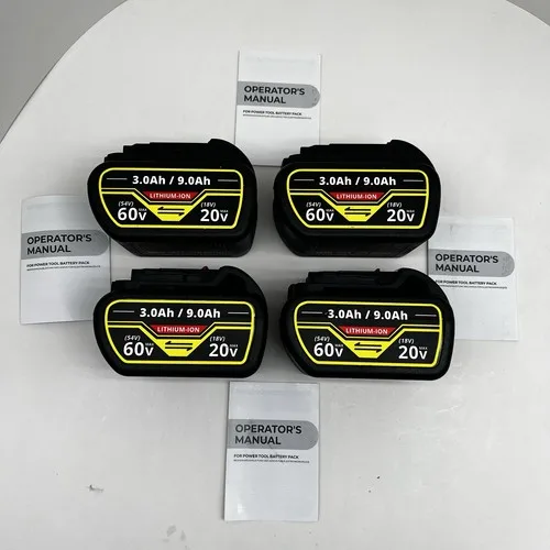 4x 9.0Ah 20V/60V MAX Batteries for DeWalt FlexVolt - photo 2
