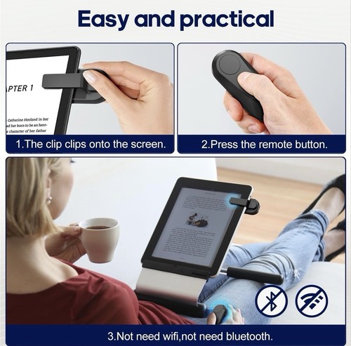 Lomfcx Remote Control Page Turner for Kindle Paperwhite FYQ-K2 - photo 3
