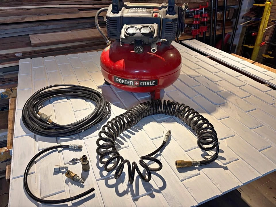 Porter Cable 150 Air Compressor with Extras