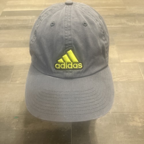 Adidas Grey Lime Green Adjustable Cap
