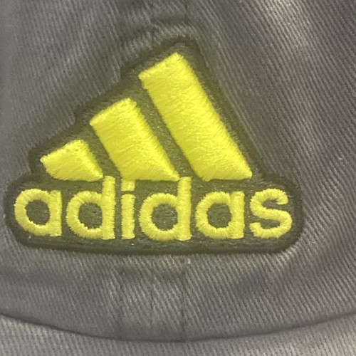 Adidas Grey Lime Green Adjustable Cap - photo 4