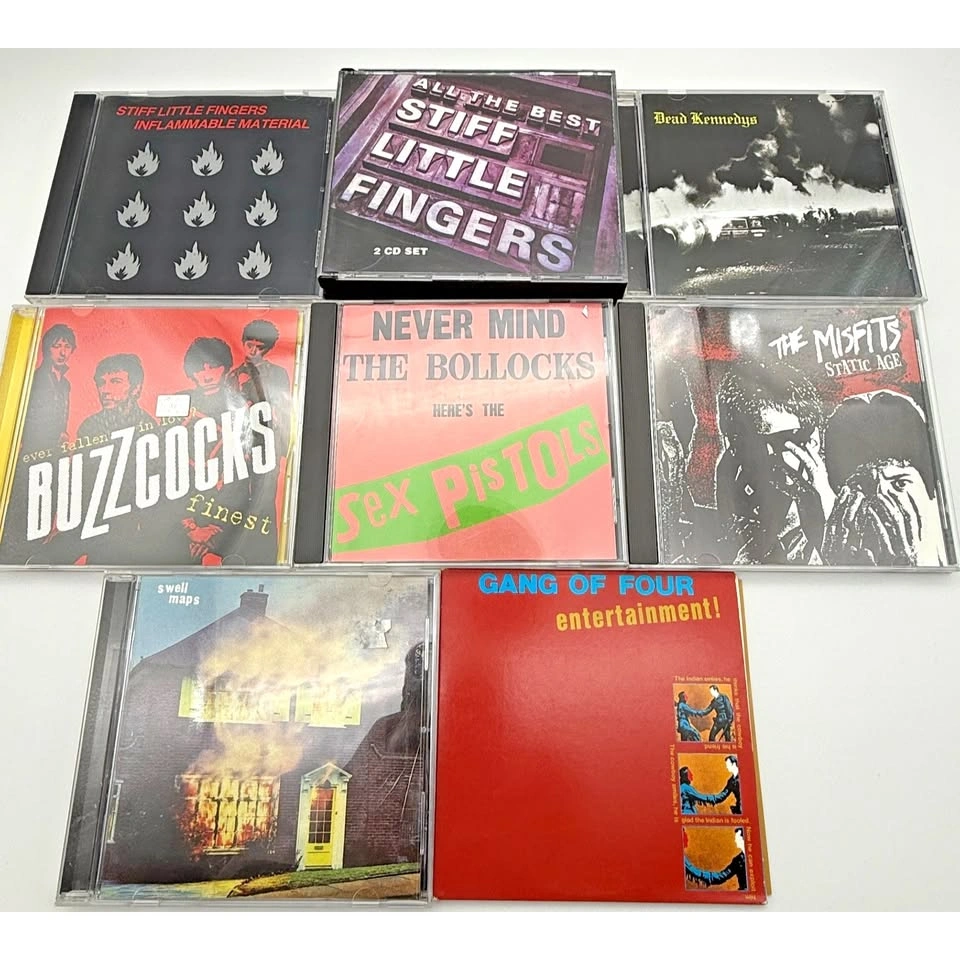 Classic Punk 17 CD Lot (19 Discs) - The Clash, Ramones, Sex Pist - photo 2