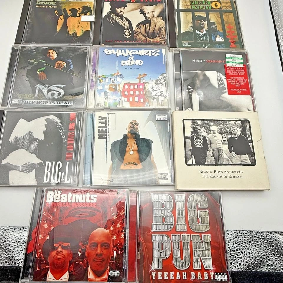 Hip Hop CD Lot (11 Titles/12 Discs) - Big L, Nas, Big Pun