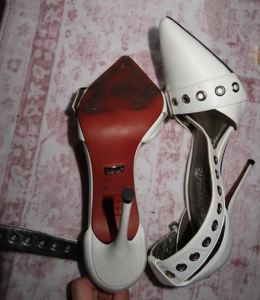 L’Intervalle White Rivet Detail Heels | US 6 - photo 5