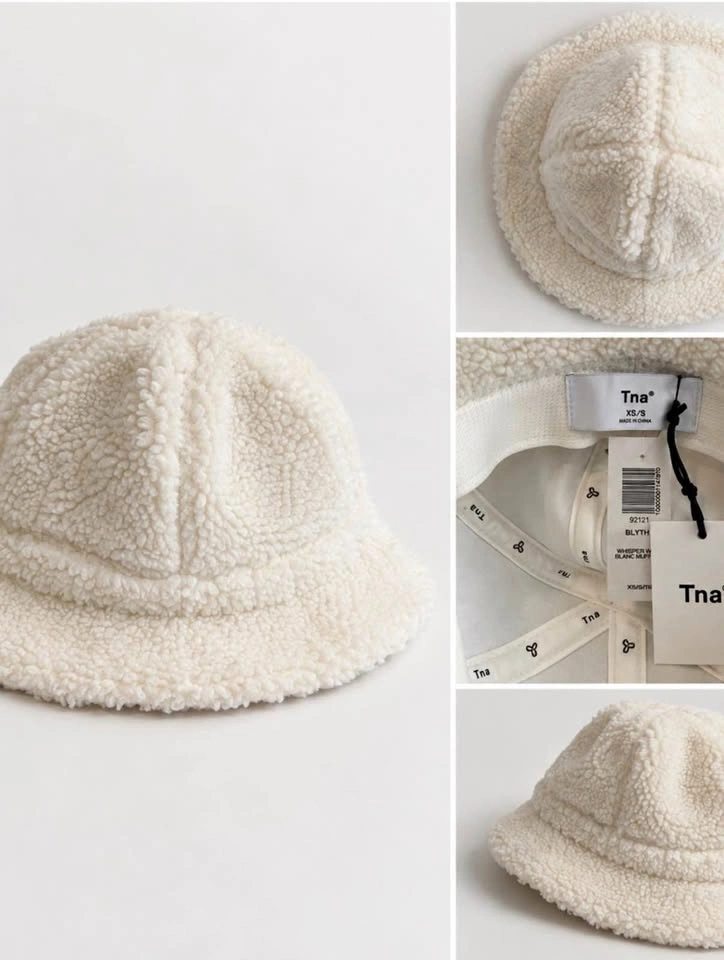 TNA Cream Sherpa Bucket Hat