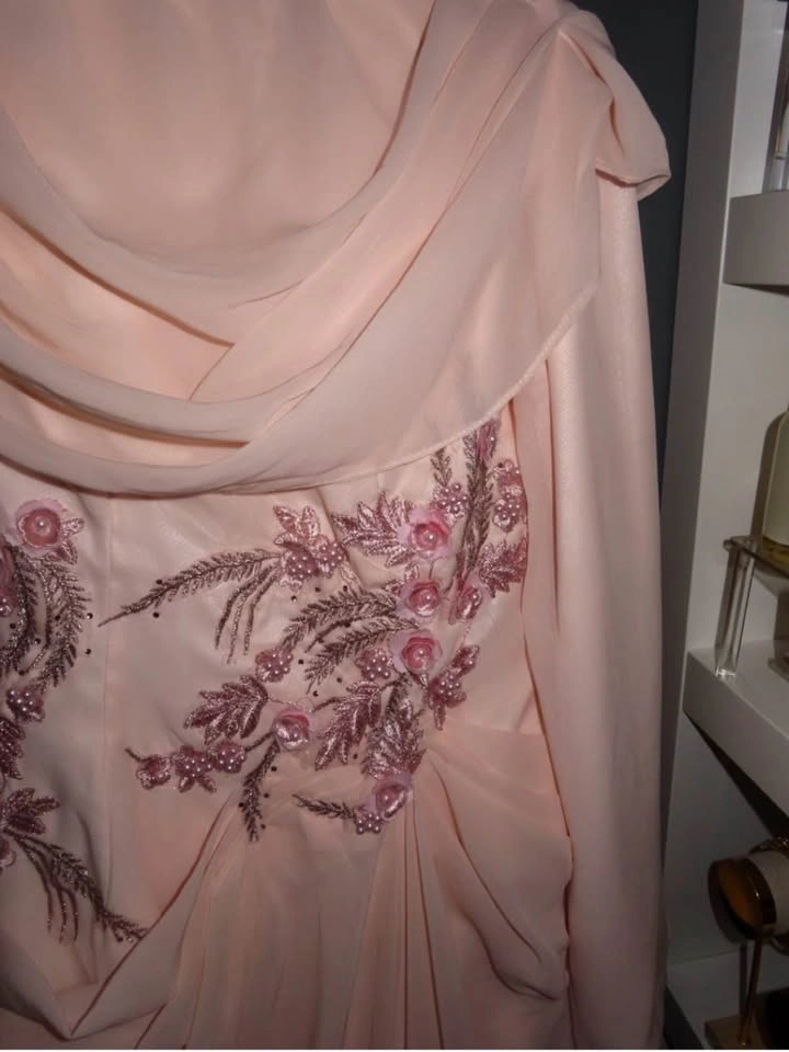 Custom Blush Pink Gown — XS/S — Brand New - photo 2
