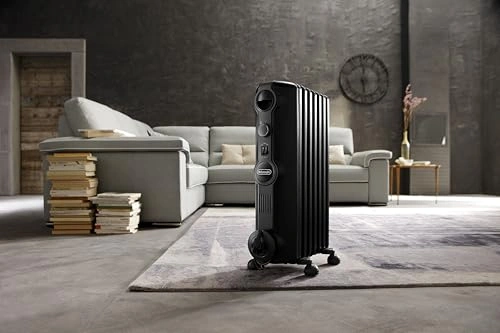 DeLonghi Radia S Oil-Filled Radiant Heater 1500W – Black - photo 2