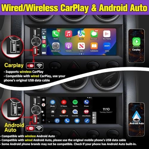 Car Stereo 6.36in Touchscreen – Wireless CarPlay & Android Auto - photo 3
