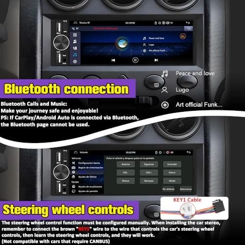 Car Stereo 6.36in Touchscreen – Wireless CarPlay & Android Auto - photo 4