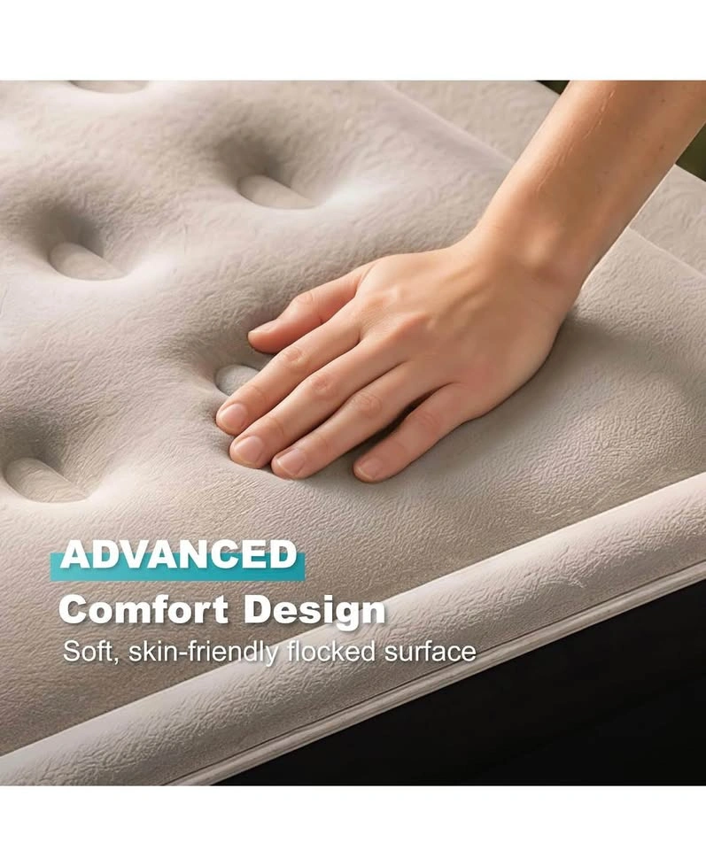 Brand new Queen Air Mattress with Built-in Pump, 18” - photo 4