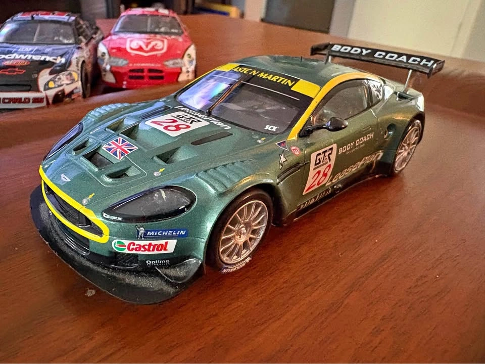 Scalextric SCX Aston Martin DBR9 #28 (1:32 Scale Slot Car)