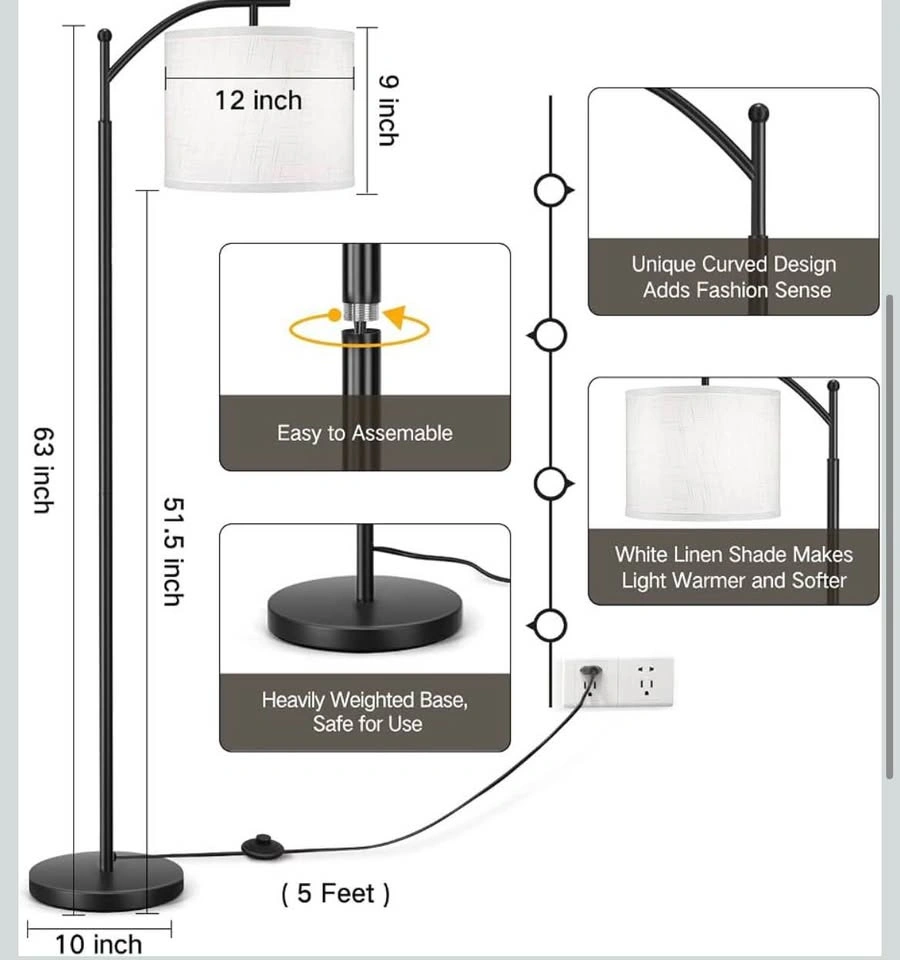 Floor Lamp with Smart Bulb and App Control - photo 4