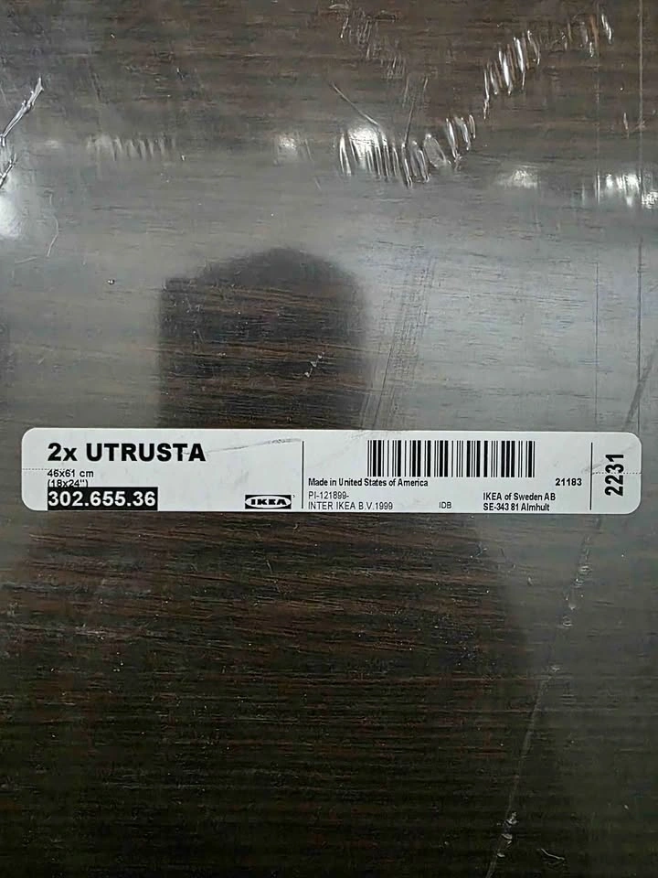 IKEA SEKTION Cabinet Frame and UTRUSTA Shelves Brand New