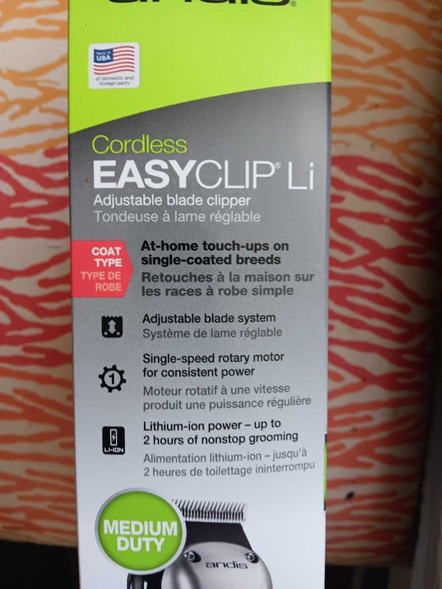 andis cordless easyclip li - photo 4