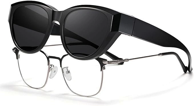 HAOLOTA Polarized Fit Over Sunglasses UV400 Cat Eye