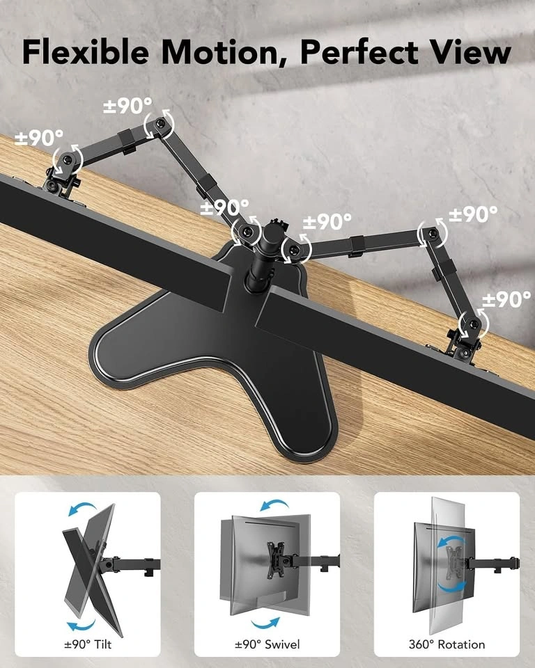 HUANUO Dual Monitor Stand for 13-32" Screens - photo 5